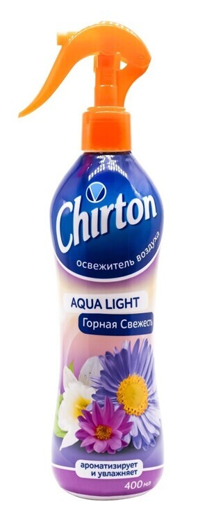 Водный освежитель воздуха CHIRTON Aqua light Горная свежесть 400мл 1/10