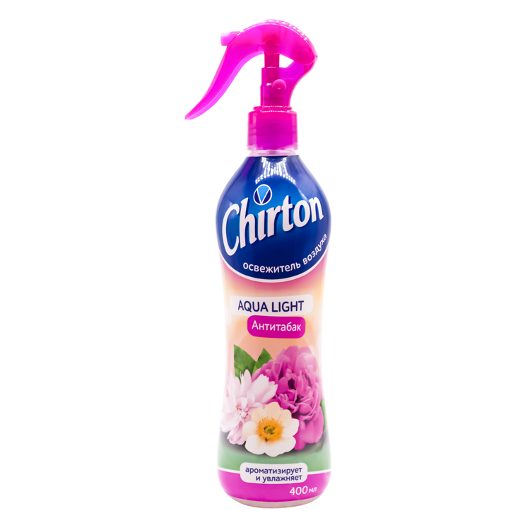 Водный освежитель воздуха CHIRTON Aqua light Антитабак 400мл 1/10