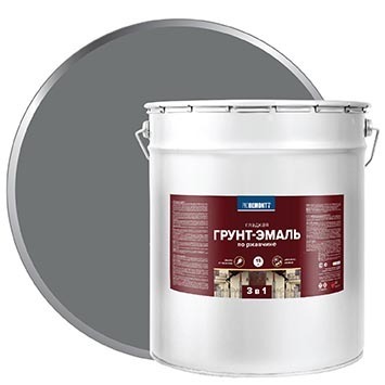 Грунт-эмаль 3 в 1 PROREMONTT серая 15кг 1/1